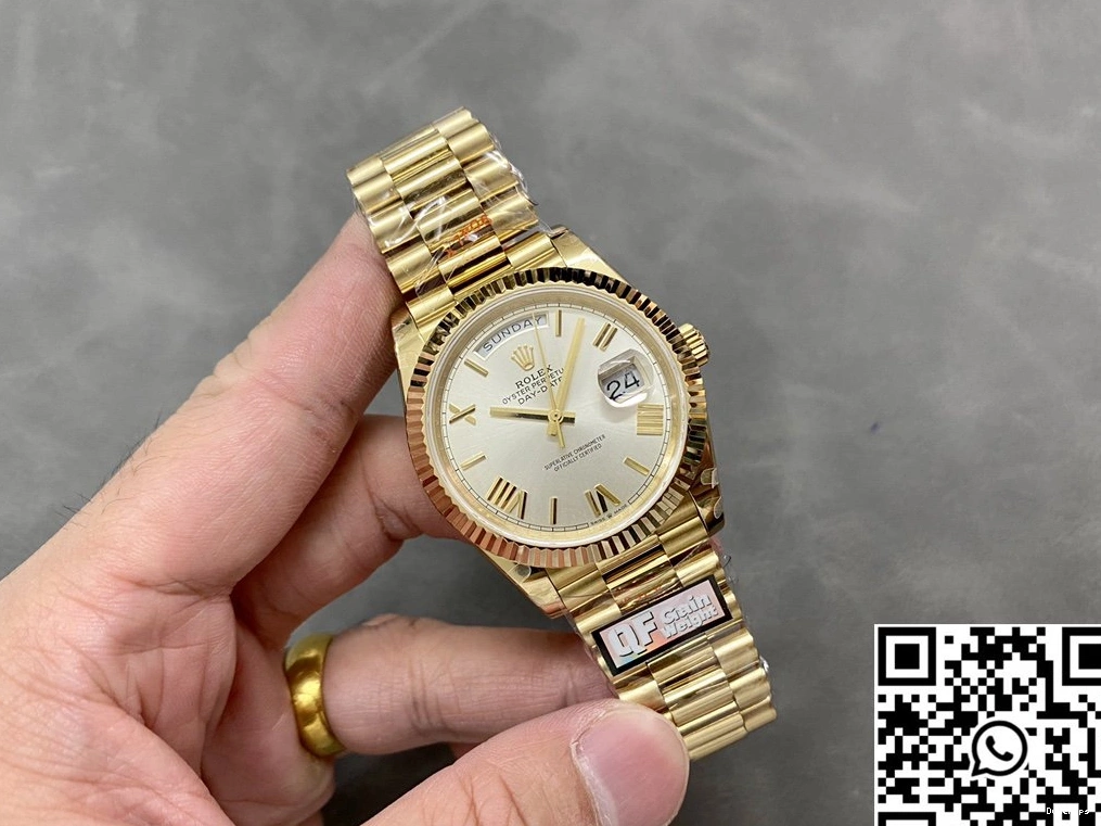 Day Tungsten M228238-0042 Dial Date Rolex v5 QF Steel Factory White 0126